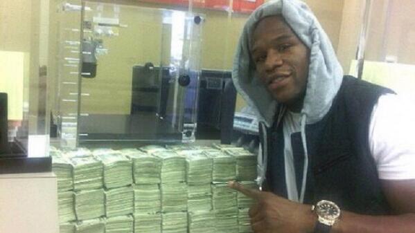 Floyd Mayweather bets 10.4m on superbowl