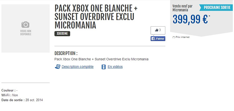 xbone micromania