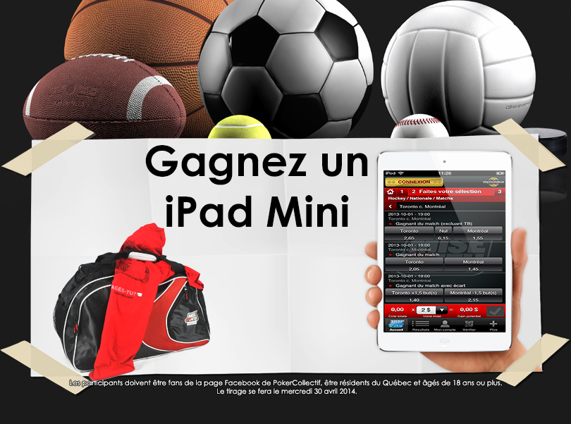 Concours: Gagnez un iPad et un ensemble exclusif Mise-o-jeu!